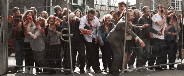 Cockneys vs Zombies - les zombies