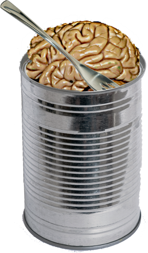 Cerveau boîte de conserve